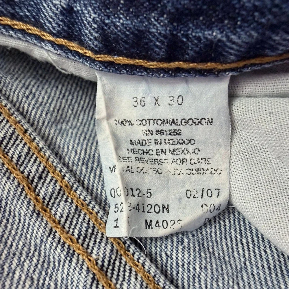 Arizona Jean‎ Co Y2K Loose Fit Mens Blue Denim Jeans 36x30 Medium Wash 4120N